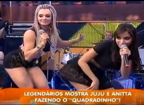 Anitta ensina o Quadradinho e Bumbum Pulsando