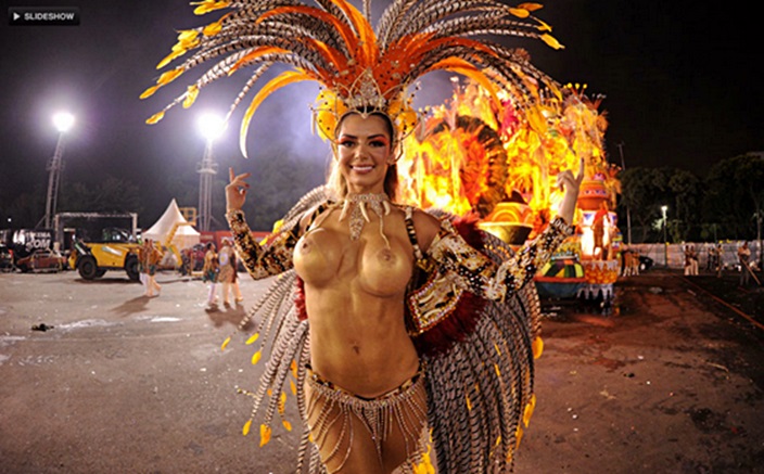 Gostosas peladas no Carnaval - fotos e vídeos