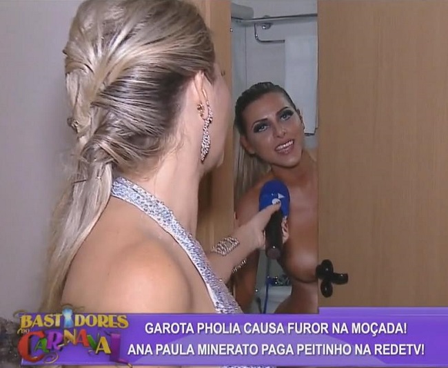 Tatiane e Ana Paula Minerato - Bastidores - Carnaval