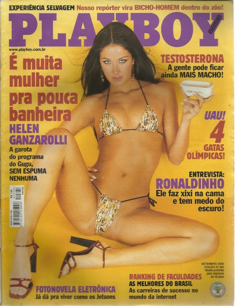 Helen Ganzarolli pelada nua na Revista Playboy