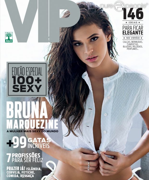 Bruna Marquezine semi nua na Vip de novembro 2014