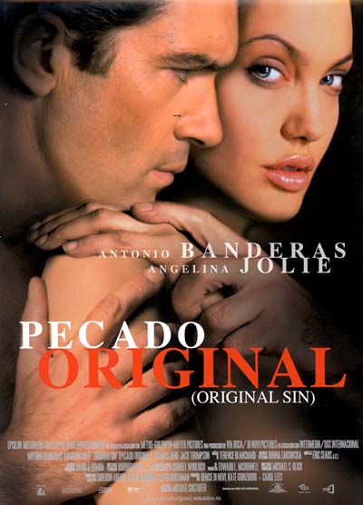 Angelina Jolie fodendo no filme Pecado Original