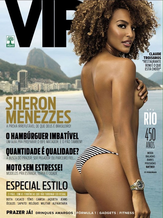 Sheron Menezzes na capa da Revista Vip de Março 2015
