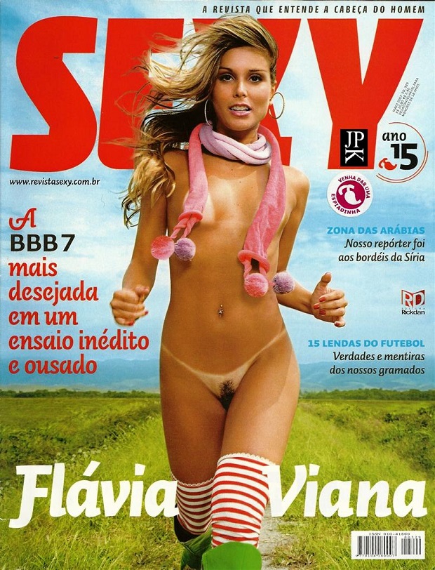 Flávia Viana pelada fotos nua na Revista Sexy