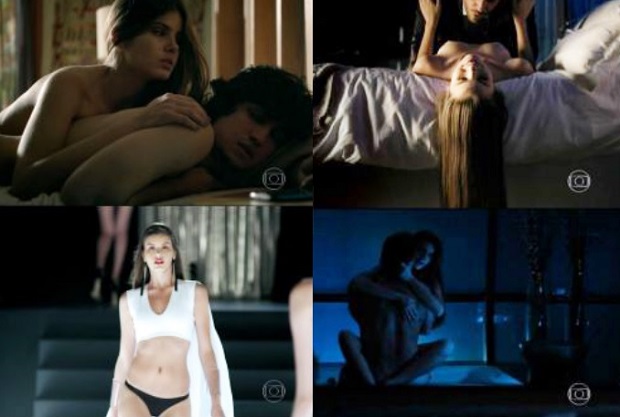 Camila Queiroz pelada nua como Angel em Verdades Secretas