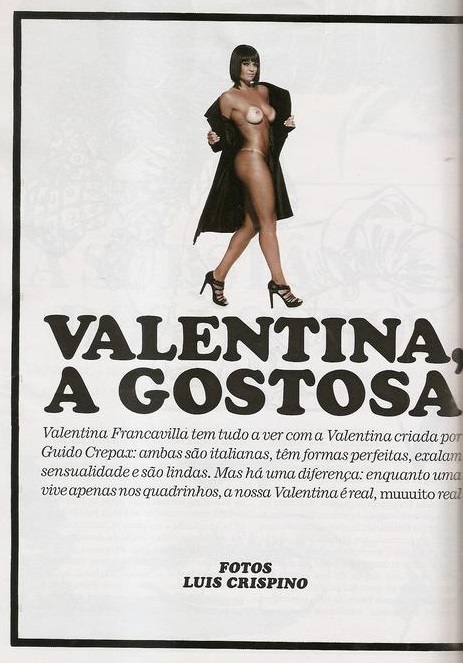 Valentina Francavilla pelada nua na Revista Playboy