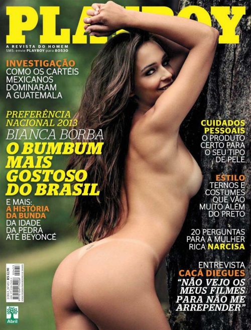 Bianca Borba pelada na Playboy de Fevereiro 2013