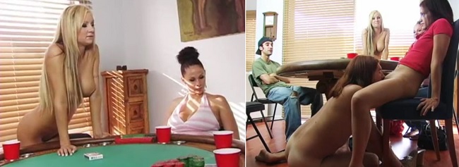 Atrizes pornôs novinhas e gostosas safadas no jogo de poker de putaria