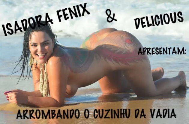 Isadora Fênix brasileira gostosa tatuada chupando e dando o cu