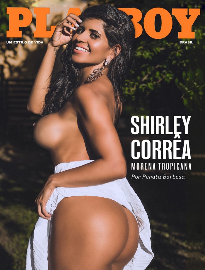 Shirley Correa pelada na Playboy Especial de Maio 2018